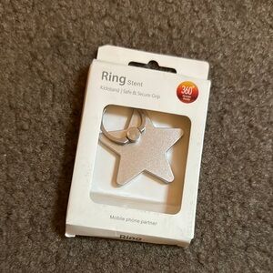 New✨ - Star Ring Stent Phone Holder - Silver
